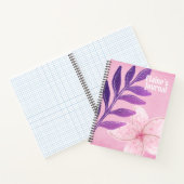 名前をカスタムするセルフラブジャーナル（ピンク） ノートブック (内部)