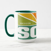 名前をカスタムするソウルミュージックマグ マグカップ (左)