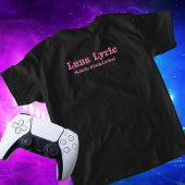 名前をカスタムするソーシャルオンバックストリーマーゲーマー Tシャツ