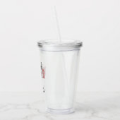 名前をカスタムするソーシャルワーカーの卒業祝い アクリルタンブラー (左)