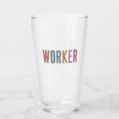 名前をカスタムするソーシャルワーカーの卒業祝い タンブラーグラス (正面)