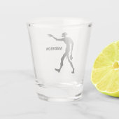 名前をカスタムするゾンビショットグラス ショットグラス (裏面)