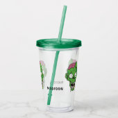 名前をカスタムするゾンビタンブラー アクリルタンブラー (裏面)