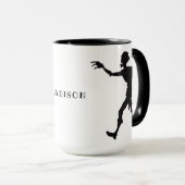 名前をカスタムするゾンビマグス マグカップ (正面右)