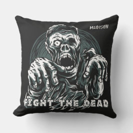 名前をカスタムするゾンビ装飾用クッション アウトドアクッション