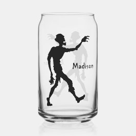 名前をカスタムするゾンビ ガラス缶