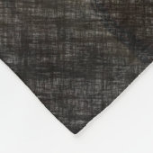 名前をカスタムするタイガー顔 フリースブランケット (角)