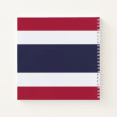 名前をカスタムするタイランドカラー ノートブック (裏面)