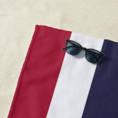 名前をカスタムするタイランドカラー ビーチタオル (インサイチュ)