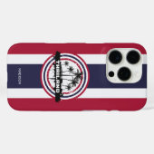 名前をカスタムするタイランドカラー Case-Mate iPhoneケース (裏面 (横))