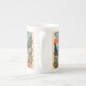 名前をカスタムするタイ ボーンチャイナマグカップ (裏面)