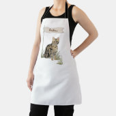 名前をカスタムするタビーキャットペット エプロン (インサイチュ)