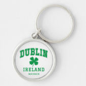 名前をカスタムするダブリンアイルランド キーホルダー (正面)