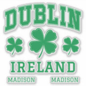 名前をカスタムするダブリンアイルランド シール (正面)