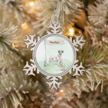 名前をカスタムするダルマチアペットドッグ