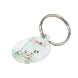 名前をカスタムするダルマチアペットドッグ ペット　ネームタグ