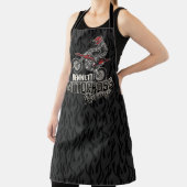 名前をカスタムするダートバイクライダーモトクロスレーシング エプロン (インサイチュ)