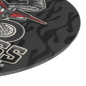 名前をカスタムするダートバイクライダーモトクロスレーシング カッティングボード (角)