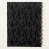 名前をカスタムするダートバイクライダーモトクロスレーシング プランナー手帳 (裏面)