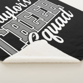 名前をカスタムするチアリーダー学校大学応援分隊 シェルパブランケット (3/4)