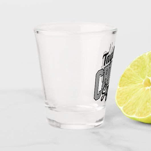 名前をカスタムするチアリーダー学校大学応援分隊 ショットグラス (左)