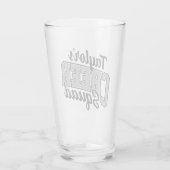 名前をカスタムするチアリーダー学校大学応援分隊 タンブラーグラス (裏面)