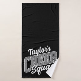 名前をカスタムするチアリーダー学校大学応援分隊 バスタオルセット