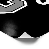 名前をカスタムするチアリーダー学校大学応援分隊 ポスター (コーナー)