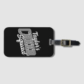 名前をカスタムするチアリーダー学校大学応援分隊 ラゲッジタグ (正面横)