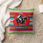 名前をカスタムするチャロホースメスペインのキシカンセラペ クッション (ブランケット)