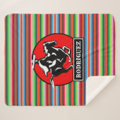 名前をカスタムするチャロホースメスペインのキシカンセラペ シェルパブランケット (正面(横))