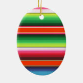 名前をカスタムするチャロホースメスペインのキシカンセラペ セラミックオーナメント (裏面)