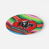 名前をカスタムするチャロホースメスペインのキシカンセラペ ペーパープレート (アングル)