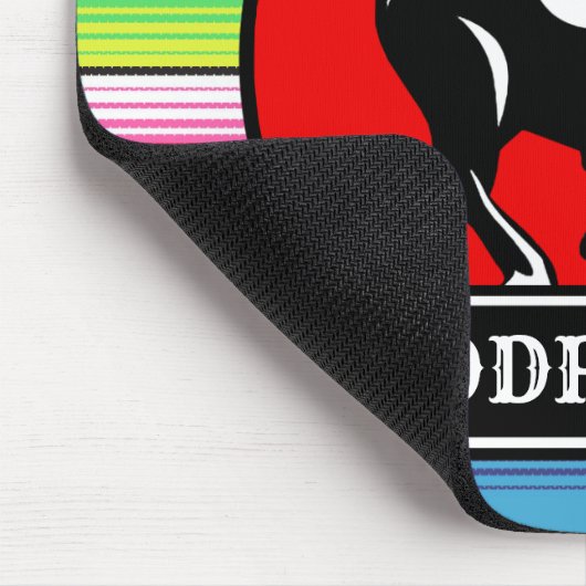 名前をカスタムするチャロホースメスペインのキシカンセラペ マウスパッド (コーナー)