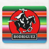 名前をカスタムするチャロホースメスペインのキシカンセラペ マウスパッド (正面)