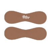 名前をカスタムするチョコレートブラウンプレーン 野球ボール (パネル)