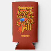 名前をカスタムするチルピル スリム缶クーラー (正面)