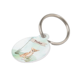 名前をカスタムするチワホアペットドッグ ペット ネームタグ