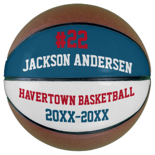 名前をカスタムするチームと番号   バスケットボール