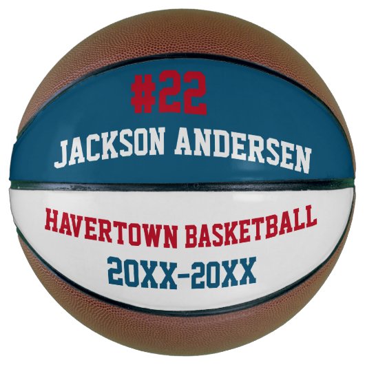 名前をカスタムするチームと番号 | バスケットボール (正面)