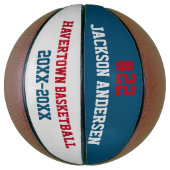 名前をカスタムするチームと番号 | バスケットボール (縦)