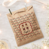 名前をカスタムするツインボーイズupsherin好意バッグ フェイバーバッグ (クリップ留めされた状態)