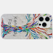 名前をカスタムするツリー Case-Mate iPhoneケース (裏面 (横))