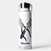 名前をカスタムするツール ウォーターボトル (背面)