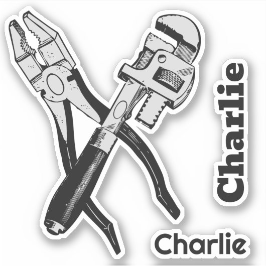 名前をカスタムするツール シール (正面)