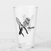 名前をカスタムするツール タンブラーグラス (正面)