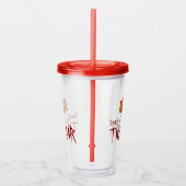 名前をカスタムするティキバー アクリルタンブラー (右)