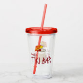 名前をカスタムするティキバー アクリルタンブラー (裏面)