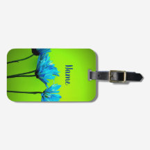 名前をカスタムするティール（緑がかった色）デイジーオンライムグリーン