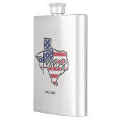 名前をカスタムするテキサス州 フラスク (左)